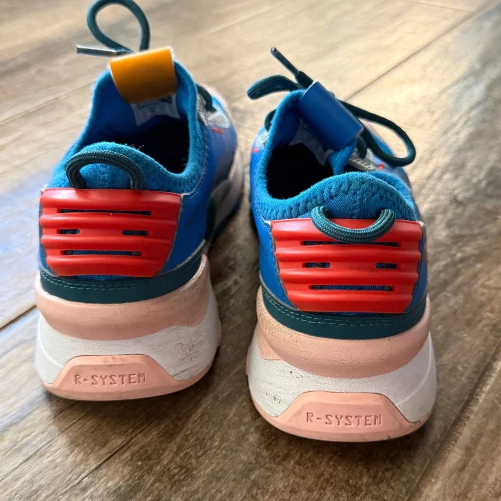 Puma x Sesame Street Kids RS-0 Cookie Monster Sneakers,‎ Blue Multi, 4.5M